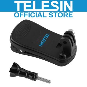 TELESIN 360 Backpack Clip Bag Strap Holder Clamp Mount for GoPro Insta360 DJI ACTION Camera