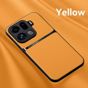 Cho Oppo Find X9 X8 Pro findx9 5g vỏ bọc da mờ vỏ điện thoại thời trang màu trơn chống sốc bảo vệ xe hơi từ tính chủ vỏ bọc Ốp lưng