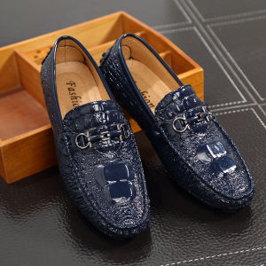 Prikol Klasik Gaya Sepatu Pria Casual Loafers Import Sepatu Formal Slip On Full Black Keren Sepatu Santai Kerja 106