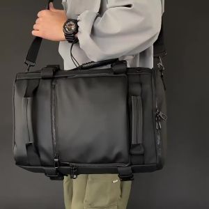 New Mens Casual Travel Large Capacity Nylon Water Resistant Laptop Backpack