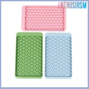 【Enthusiasm】🌟🌟【Hot Sale】🎈 1Pc 104 Grid Mini Ice Cube Tray Mold Food Grade Small Ice Cube Maker Mould Easy Release Round Ice Molds For Whiskey Cold Drink