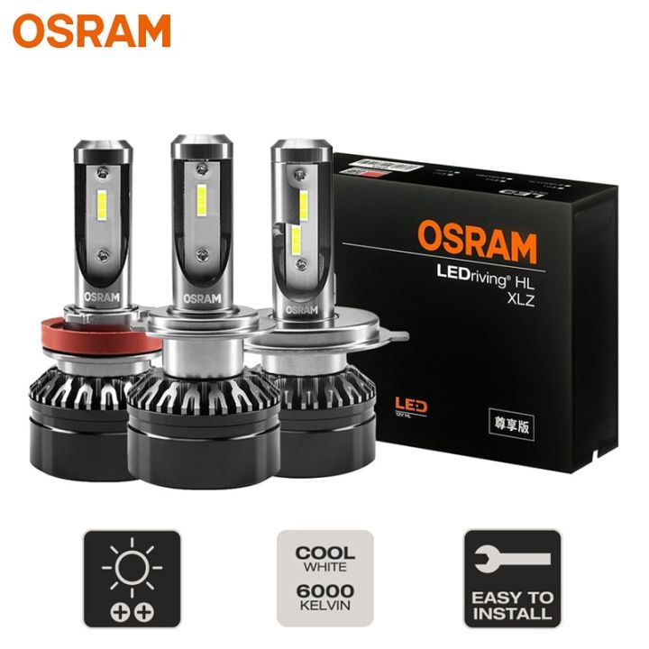 OSRAM LEDriving HL XLZ Pro H1 H4 H7 H8 H11 H16 9003 9005 9006 9012 LED Car Headlight HIR2 HB2 HB3 HB4 6000K Auto Bulbs Twin