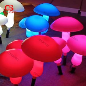 Combo 10 Đèn LED Nấm Màu Sắc Trang Trí Công Viên Và Sân Vườn