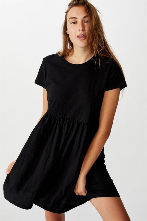 orange spring dress Maddie V-Neck Dress