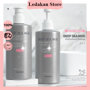 SABUN DEEP SEA MUD whitening body wash Sabun mandi cair Pelembab untuk kulit kering Lulur pemutih badan