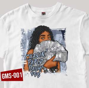 Streetwear Ladies Design Chasin Paper Daily Make Money not Friends High Quality