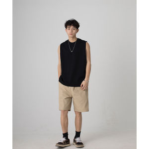 【2XL-8XL】Men’s Plus Size Sando Ice Silk Quick Dry Breathable Tank Top Loose Fit Sleeveless Shirt for Gym Workout Casual Wear