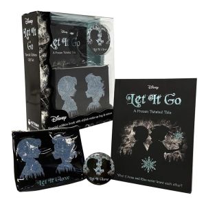 Disney Frozen Let It Go Young Adult Novel Twisted Tales Gift Set With Make Up Bag & Compact Mirror