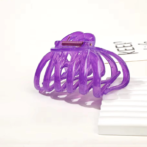 SEAN Colored Non-Slip Hairclip Large Shark Grab INS Retro Pumpkin Hairclaw Clip