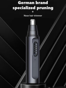 【Painless And Safe】 Convenient Portable Safe Electric Nose Hair Trimmer Rechargeable Washable Personal Care Grooming Device