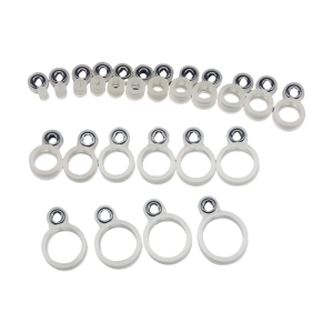 14Pcs/22Pcs Fishing Rod Wire Ceramic Rings Fishing Line Guide Rings O Rings Outdoor Fishing Accessory Easy Installation