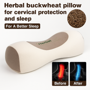 Adult buckwheat pillow cervical traction pillow a herbal pillow sleep buckwheat pillow