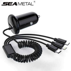 3 Trong 1 Sạc Điện Dùng Trên Xe Hơi Phổ Quát Cho Tất Cả Các Sạc Điện Thoại
