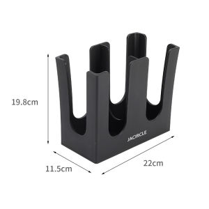 JACIRCLE Matibay Plastic Paper Cup Holder Cup Storage Rack Cup Lid Organizer Multi Compartment Adjustable Angle Easy To Clean Weather Resistant Sulit For Milk Tea Shop Coffee Shop Home Kitchen Convenience Store