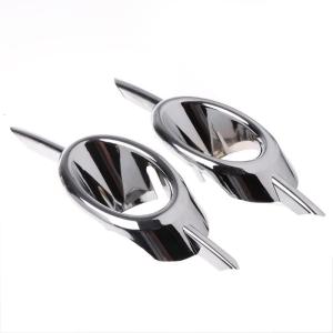 1 Pair Chrome Front Fog Lamp Light Cover Trim For Chevy Cruze 2009-201