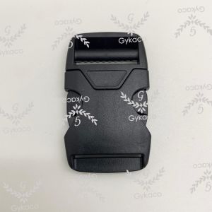 Accesories Tas Variasi Kunci Sodok ACETAL Padet (Plastik) - 2.5 cm PREMIUM IMPORT / Slop / Buckle HITAM - Aksesoris Tas Fashion (IMPORT)