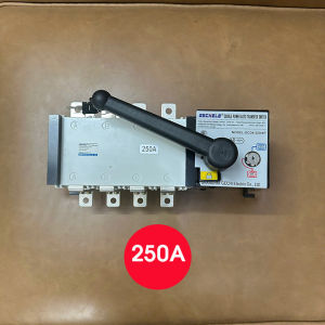 Bộ chuyển nguồn điện ATS 3 pha 100A 160A 250A Gechele GCQ4-4P cầu dao đảo chiều tự động