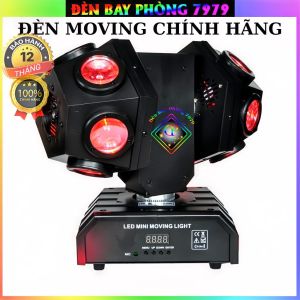 Đèn Laesr Moving 12 Mắt 2 Đầu Độc Lập Công Suất 120W Cảm Biến Nhạc Sử Dụng Cho Sân Khấu Bar