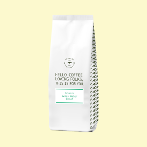 Colombia Cauca Natural Sugarcane Decaf (coffee beans for filter and espresso brewing)