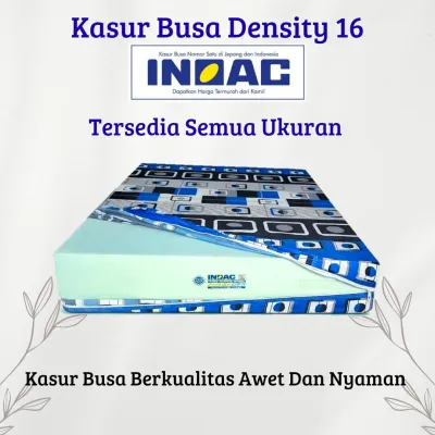 Kasur Busa Inoac Plus Cover Semua Ukuran No 1 2 3 4 5 6 7 Jumbo Tebal 30 cm 25 cm 20 cm 15 cm 10 cm 5 cm / Kasur Busa Inoac Murah Garansi 5 Tahun
