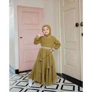 FREE PASHMINA!!! MIKAYLA COUPLE MOM AND KIDS - Fashion wanita / Gamis couple ibu Anak perempuan terbaru 2024 / Dress wanita busui / Dress wanita ceruty babydoll / Dress kondangan mewah elegan / Baju couple lebaran 2024 / Baju dress ibu dan anak perempuan