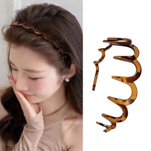 2pcs Lightweight Resin Hair Clip For Women Unique Headband Designed To Secure Flyaways Enhancing Your Hairstyle