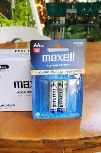 Vỉ 2 pin tiểu AA 1.5V Maxell Alkaline LR6 chính hãng