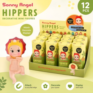 Sonny Angel Hippers Decorative Mini Figures 12 PCS Attach to any edge Decorate your space Display with style