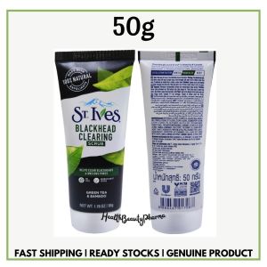 St. Ives Blackhead Clearing Face Scrub 50g/ 170g - Helps UNCLOG PORES/ MEMBUKA PORI-PORI yang TERSUMBAT