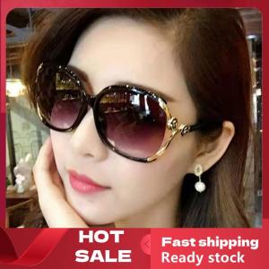 🚚【Local Express Delivery】🚚 Fashion Womens Sunglasses Camellia Net Red Sunglasses Large Frame Glasses