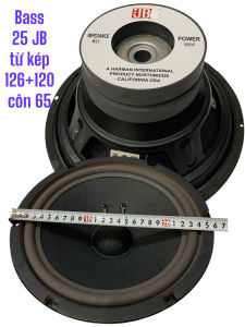 Loa bass 25 JB hàng nhập tù kép 126+120 côn 65 gân mút - giá 1 cái