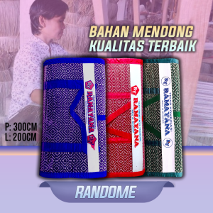 Tikar Lipat / Tikar Motif Songket Ukuran 3x2 Meter