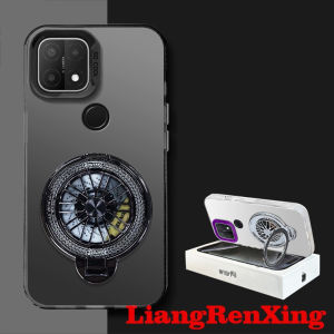 Case for Oppo A15 Oppo a15s A35 phone casing hard case TPU protector smooth shockproof cover new design aesthetic with Holder for men gyro Mount cytlzj01