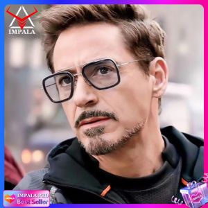 IMPALA QT2008W Kính Râm Thời Trang Iron Man QT2008W Cho Nam Và Nữ Kính Mắt Chống Tia UV Kính Râm Gọng Kim Loại Kính Mắt Tròng Kính Nhìn Ngày Và Đêm Chống Chói Khi Lái Xe Câu Cá
