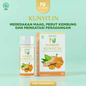 MUDROPS KUNYIT.IN  Herbal Obat Lambung Obat Maag Gerd Kembung Mual Praktis DI Bawa