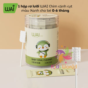 Que rơ lưỡi cho bé từ 0 - 12 tháng tuổi chất liệu an toàn bông kháng khuẩn an toàn cho lưỡi trẻ nhỏ