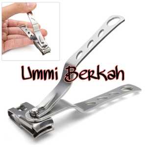 | GRATIS ONGKIR | COD Gunting Kuku Miring Tajam ( KNIFEZER Gunting Kuku Putar Nail Trimmer Manicure - MZ-017 - Silver )