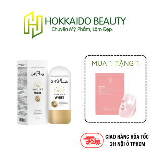 Thảo dược chống nắng trắng da Kem Chống Nắng Tone Up & White 24Plus 50ml (Dược Phẩm Thuần Chay)