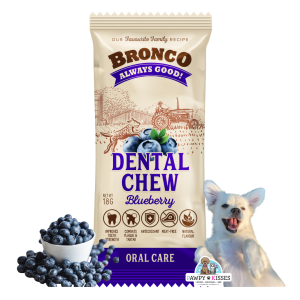 [Mix&Match] Bronco Dental Chew For Dogs I 6 Flavours I Pawpy Kisses