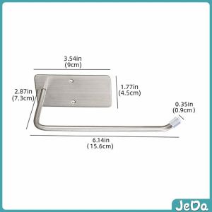 JeDa ที่แขวนทิชชู่ติดผนัง ราวแขวนทิชชู่ ผ้าเช็ดตัว ติดตั้งง่าย 1ชิ้น Tissue Holders