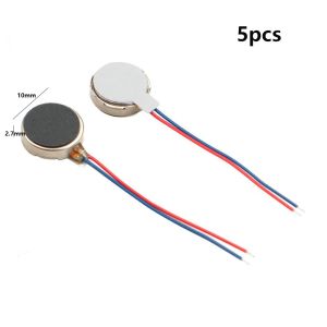 NEXTYOO 5pcs Dòng điện một chiều Động cơ rung siêu nhỏ 1027 DC 3V 102.7MM Động cơ rung vi mô DC Chất lượng cao Điện thoại di động máy nhắn tin máy tính bảng Linh Kiện Đồ Chơi