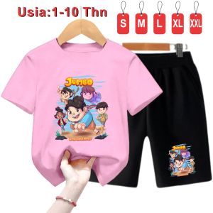 SETELAN KAOS ANAK COWOK DAN CEWEK KARAKTER JUMBO USIA 1-10 TAHUN