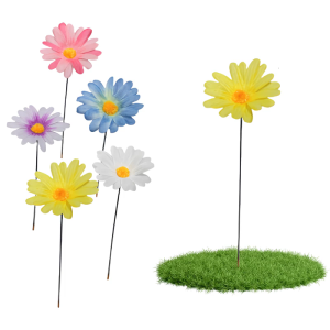 Breathable Decorative Felt Garden Stake Signage Identifier Plaque With Bendable Iron Wire Base Suitable For Yard Markers
