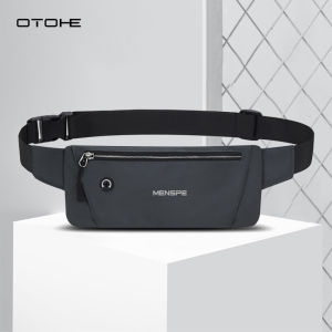 OTOHE Chest Bag / Waist Bag Multi-Functional Fitness Bag Waterproof Waist Bag Wear-Resistant Waist Bag Outdoor Sports Belt Pouch Running Waist Belt Phone Storage Bag Jogging Gym Marathon Waist Packs