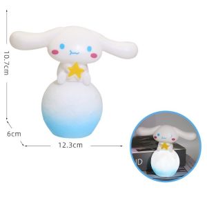 Sanrio Night Light Anime Figure Kawaii 3D Kuromi Melody Cinnamoroll Cake Decorative Accessories Bedside Room Decoration Cute Childrens Toys Boys and Girls Gifts