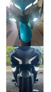 2PCS T15 DUAL CONTACT LED Dual-color Motorcycle LED Bulb Turn Signal Light Park Light Reserve Light for YAMAHA NMAX DAYLIGHT PLUS SIGNAL