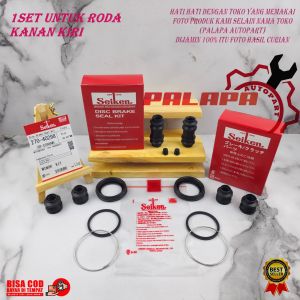 KALIPER KIT RODA BELAKANG MITSUBISHI PAJERO DAKAR 2016 SAMPAI 2019 KIRI KANAN 1SET SEIKEN PART MOBIL