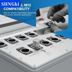 SHNGki Hàng không kết nối cắm nắp kim loại không thấm nước chống bụi bảo vệ tay áo cho công nghiệp 2pin 3pin 4pin 12pin sử dụng