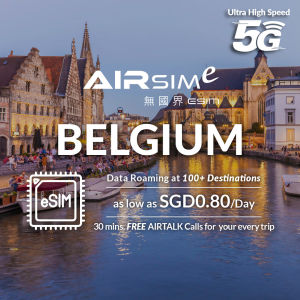 AIRSIMe Global Travel eSIM - Belgium
