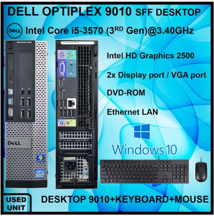 Dell Optiplex 9010 9020 7050 7040 3050 3060 Sff Mini Desktop Intel Core I5 I7 4710